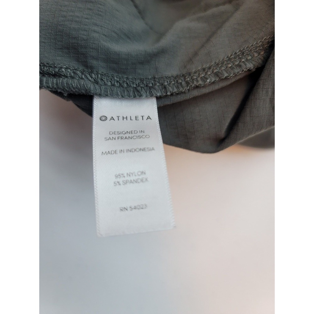 Athleta‎ Trekkie North Shorts Womens O Gray Hiking Travel Ripstop 4 Inch Inseam - Picture 6 of 6